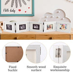 Biubee pregnancy keepsake photo frame close up of the high transparency protective acrylic panel