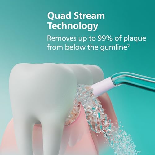 Close up of Quad Stream nozzle tip showing X-shaped water flow technology.