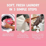 Premium imported household laundry sheets open box
