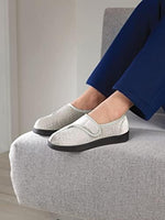 Authentic Silvert's adaptive slippers for arthritis relief and foot support.