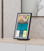 Laivli smart device stand package contents including the aluminum base and manual