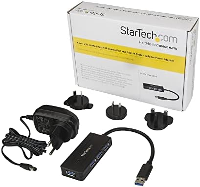 StarTech.com 4-Port USB 3.0 Hub top view with ports visible