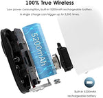 Geekee wire-free residential outdoor camera showing the charging port and compact form factor