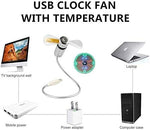 Flexible metal gooseneck of BREIS cooling fan being adjusted
