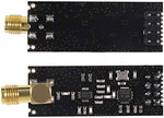 Side view showing SMA connector on transceiver module