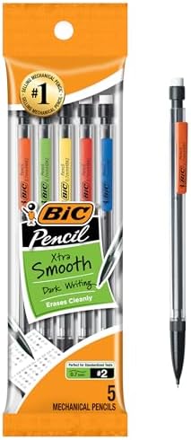 BIC mechanical pencils 0.7mm medium point close up
