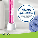 Firefly Barbie toothbrush antibacterial cap protecting the brush head.