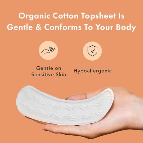 Rael 100 percent organic cotton top sheet liners for sensitive skin