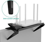 WALI compact entertainment center space organizer tray twin pack close up
