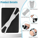 Dexspoeny white and grey tablet hand strap set
