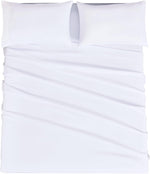 Mejoroom hotel luxury 1800 white flat sheet