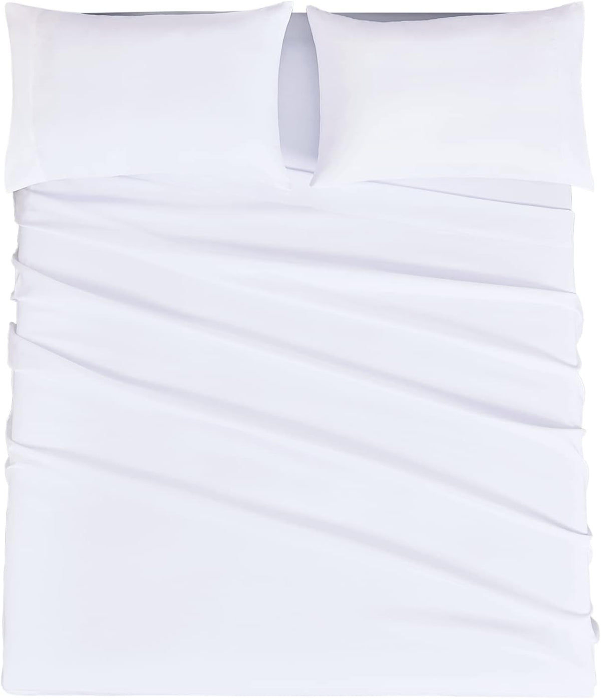 Mejoroom hotel luxury 1800 white flat sheet