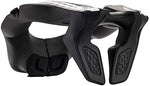 Side profile of Alpinestars orthopedic youth neck protector showing the ergonomic polymer frame and padding layout.