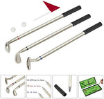 Close up of Lantoozi golf club ballpoint pens