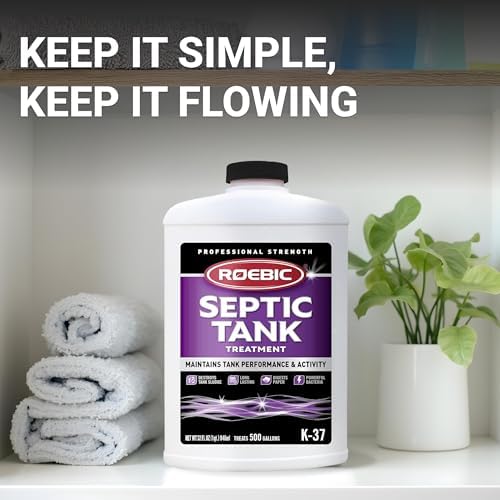 Eco-friendly Roebic septic system protector for year-round clog prevention.