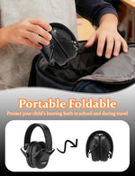 Soft padded cushions on Kimitimi sensory ear muffs