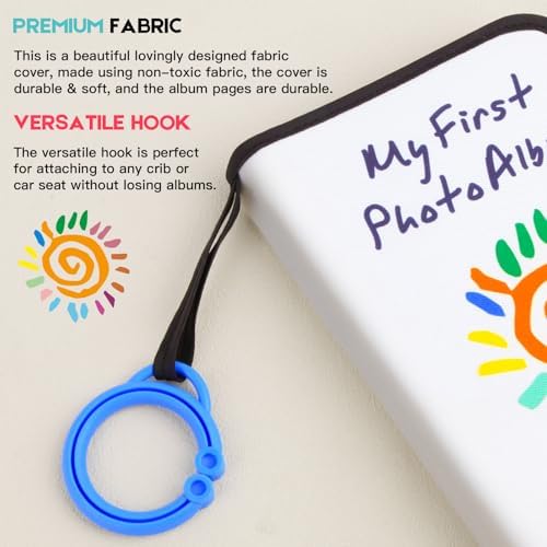 Niselity baby shower gift photo album packed in a child-friendly design.
