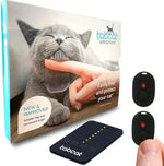 Two lightweight Tabcat homing tags with silicone cases