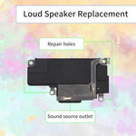 Detailed view of loudspeaker connector for 12 Pro Max