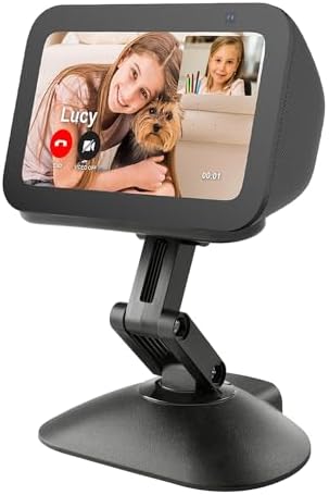Side profile of Dianves magnetic stand with Echo Show 5