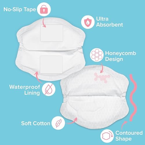Dr. Talbot's nursing pads inside packaging for breastfeeding moms