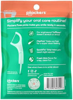 Close up of Plackers Tuffloss fiber designed for tight teeth and plaque removal