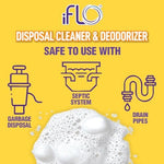 Six pack packaging of Iflo garbage disposal cleaner pods