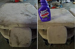Industrial strength foaming degreaser bottle label and spray nozzle