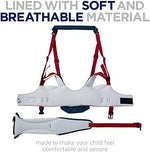 Child learning walk support trainer tool with safety buckles