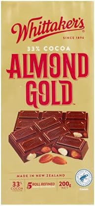 Whittakers Dark Almond Block 200g, 200 g - Image 2