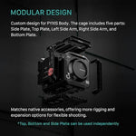 Tilta modular full camera cage with NATO top handle and side arm panels