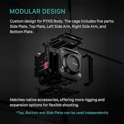 Tilta modular full camera cage with NATO top handle and side arm panels