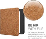 Side profile of kwmobile cork protective folio cover