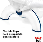 OXO Tot travel potty with disposable liner installed