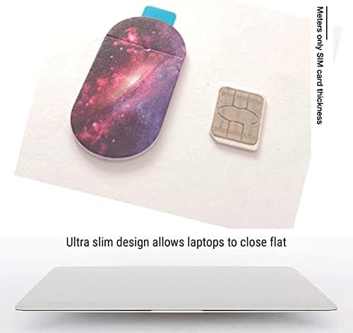 Five pack cosmic galaxy themed camera covers showcasing different space prints