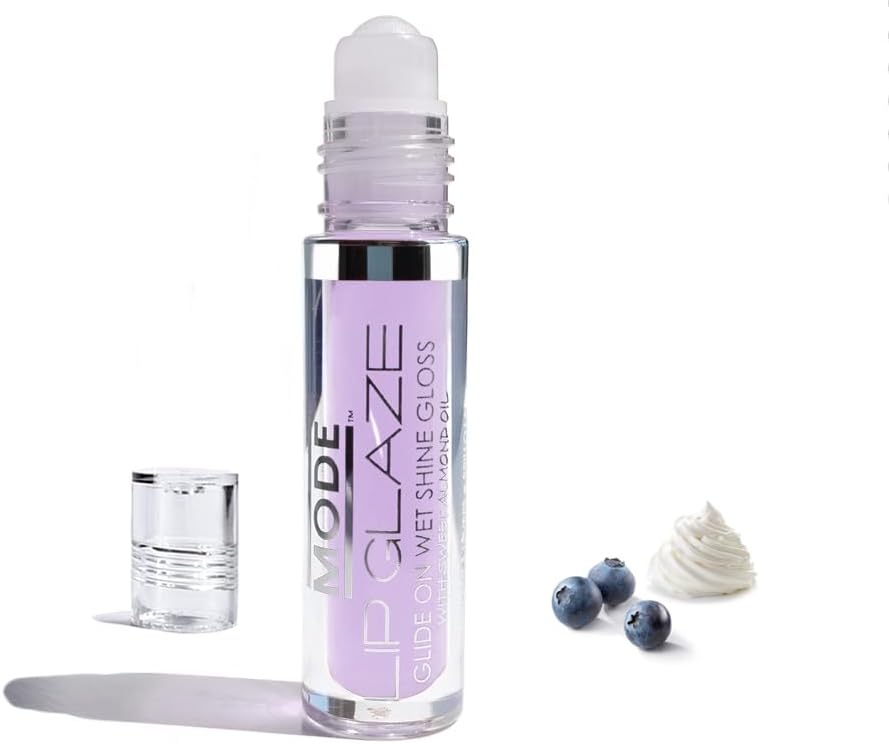 MODE Lip Glaze Cotton Candy Flavored Lip Gloss, Hydrating Sheer Wet Shine, Skincare Fruit Oils - Image 10
