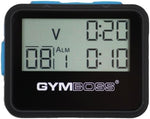 Gymboss Interval Timer and Stopwatch - BLACK / BLUE SOFTCOAT - Image 3