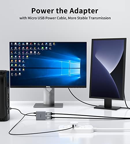 Fairikabe dual display port screen splitter showing premium matte gray sleek finish