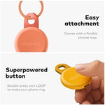 High quality smart tracking tag showcasing the integrated Type C charging port for easy power replenishment.