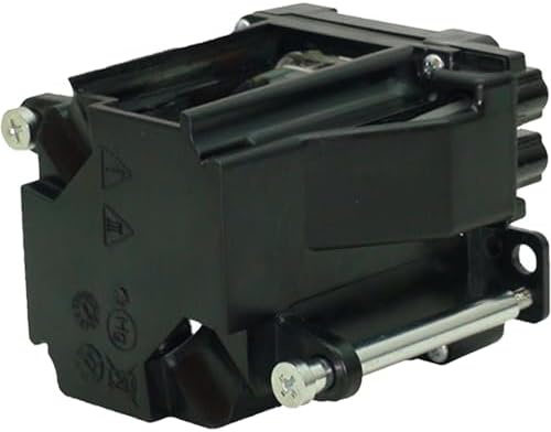 Top view of the high performance replacement lamp and housing module for home entertainment.