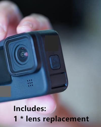 Close up view of the distortion free underwater camera lens protector cover
