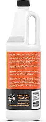 Non toxic carpet shampoo safe for pets and children in 64 ounce size