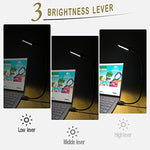 Bubosper LED reading lamp close up view of the polished plastic light head.
