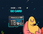 Complete product set including the 256GB flash memory storage card and adapter laid out clearly.