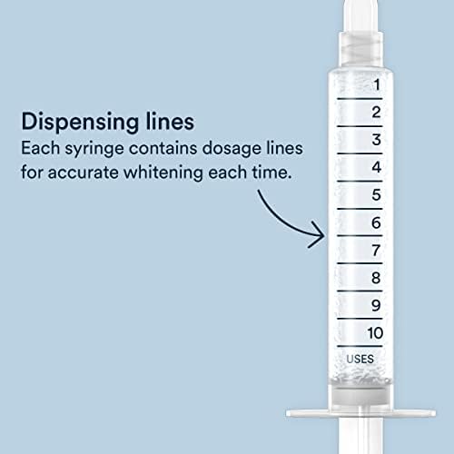 AuraGlow 44 percent professional strength teeth whitening gel syringe set