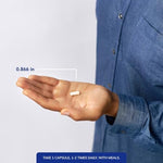 Close up look at the plant based vegetarian capsules of Pure Encapsulations Beta Sitosterol for men