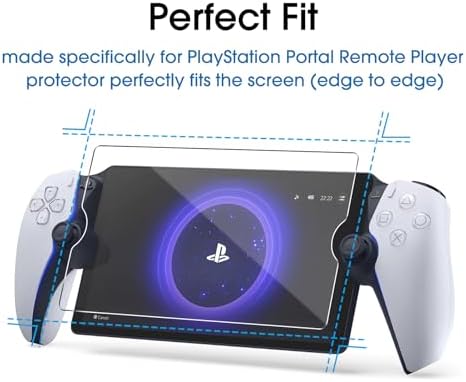 PlayStation Portal remote player with installed glass protector