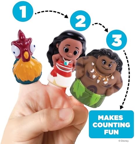 Disney Moana character toy set package layout imported from USA