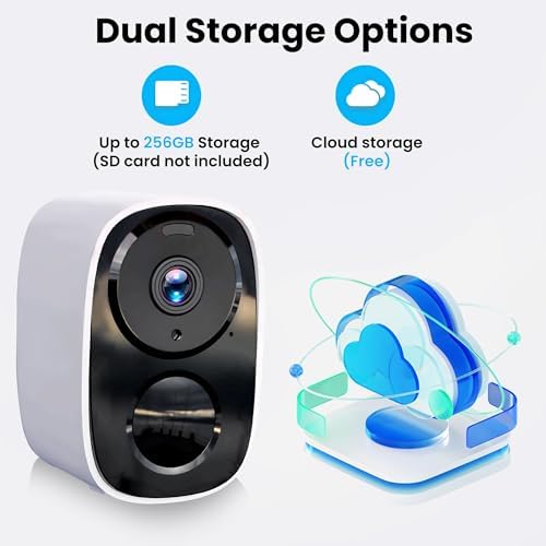 Hitellarcam smart home camera displaying mobile app notification interface for motion detection alerts