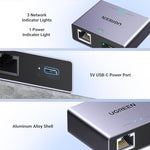 Ugreen gigabit ethernet splitter packaging contents